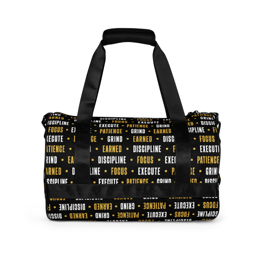 Manifesto Grid gym bag, back view