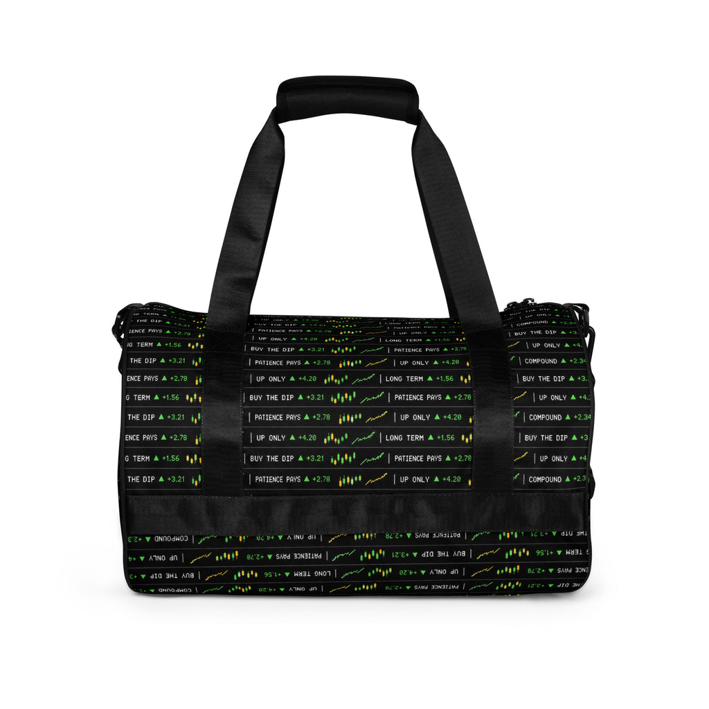 Market Terminal gym bag, back view