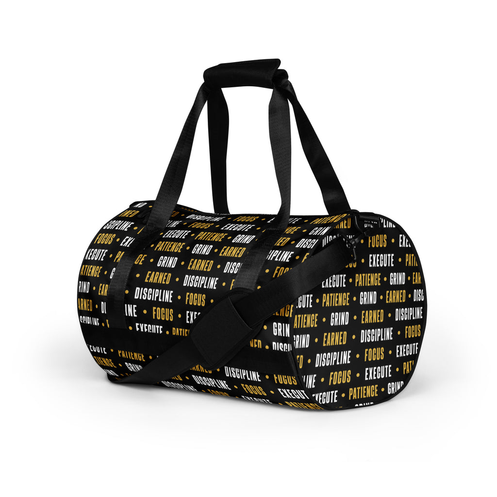 Manifesto Grid gym bag, left front view