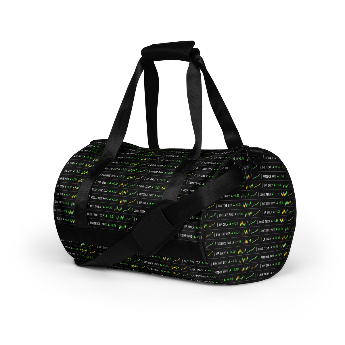 Market Terminal gym bag, left front view