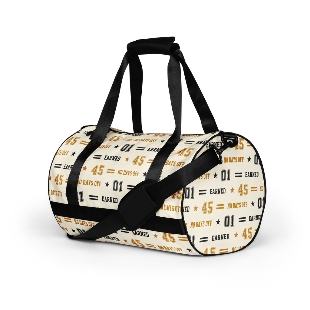 Varsity Retro gym bag, left front view