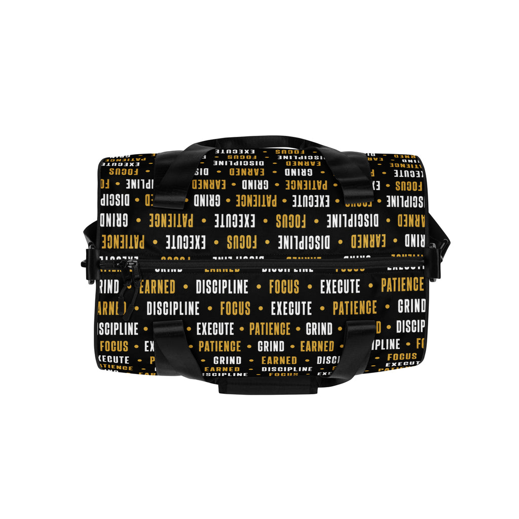 Manifesto Grid gym bag, top view