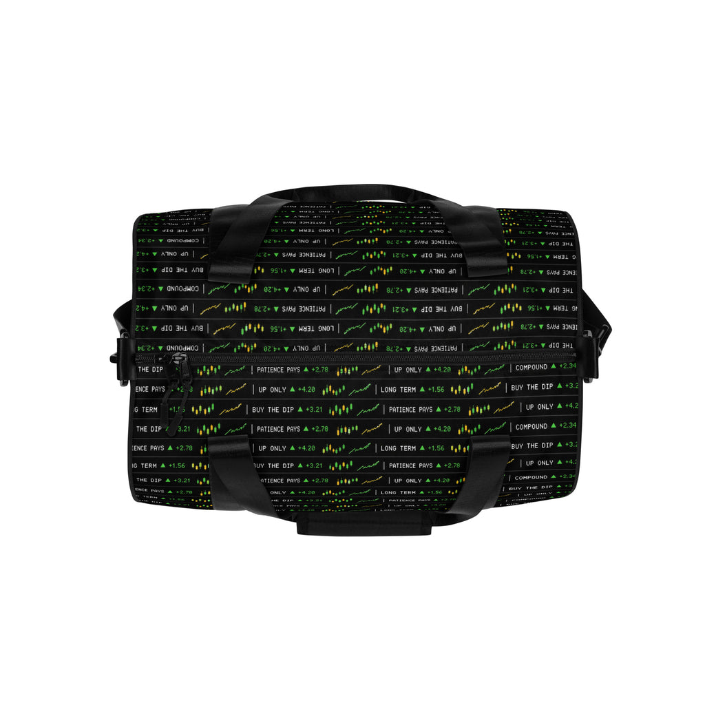 Market Terminal gym bag, top view