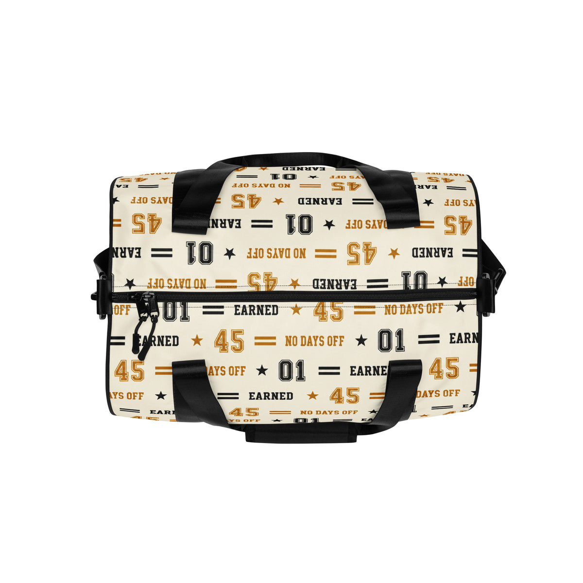 Varsity Retro gym bag, top view