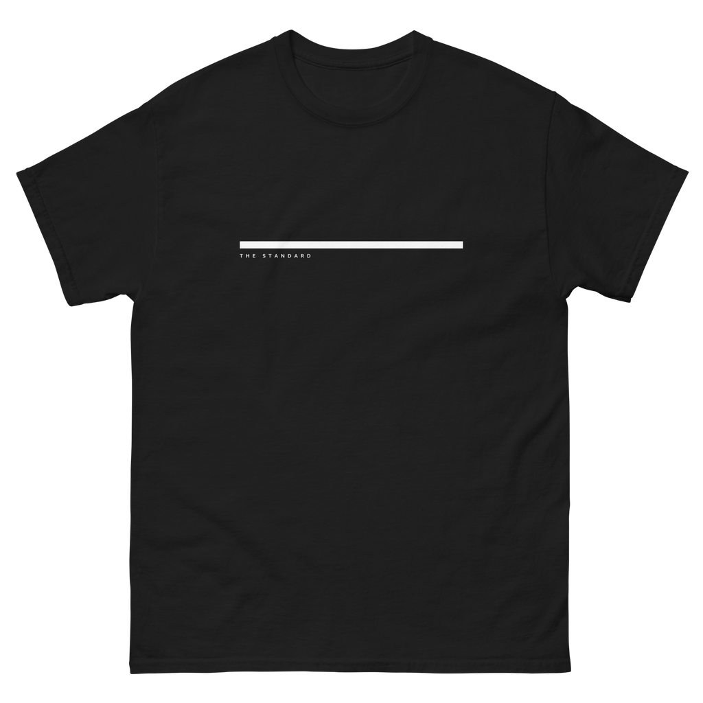 Black The Standard t-shirt, front