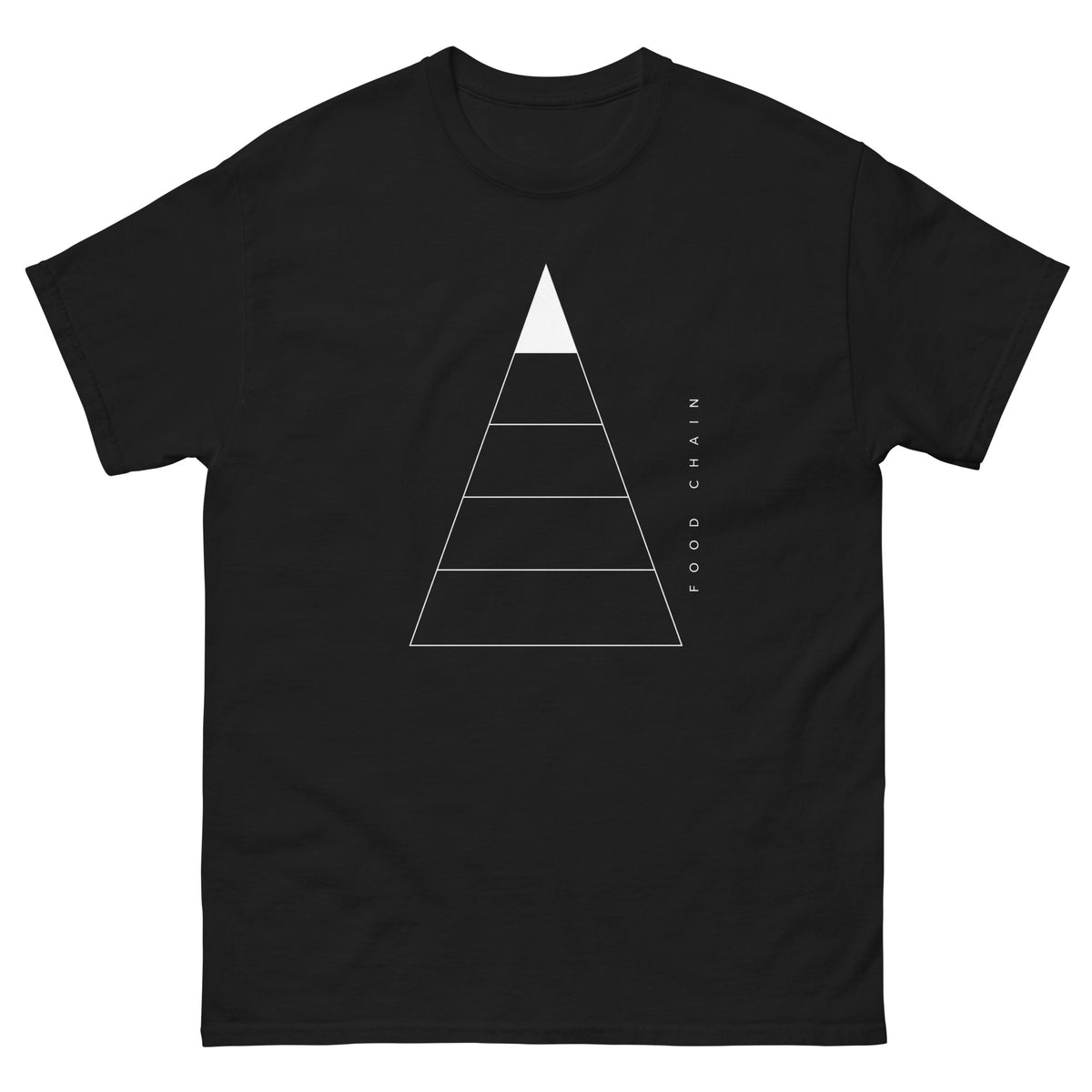Black Food Chain t-shirt, front