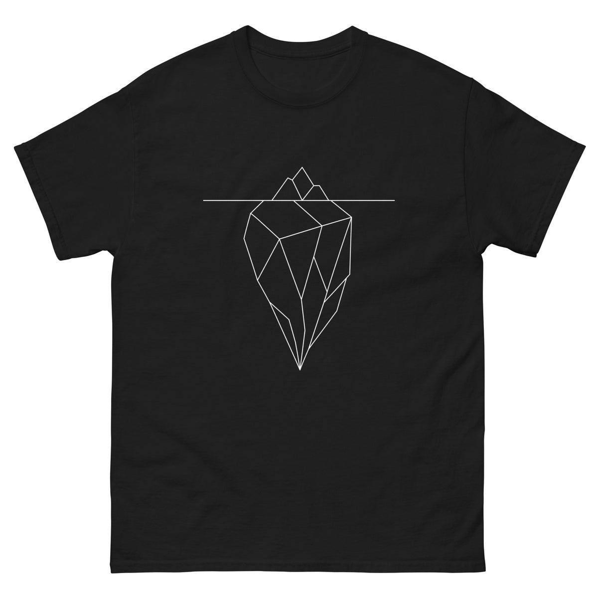 Black The Iceberg t-shirt, front
