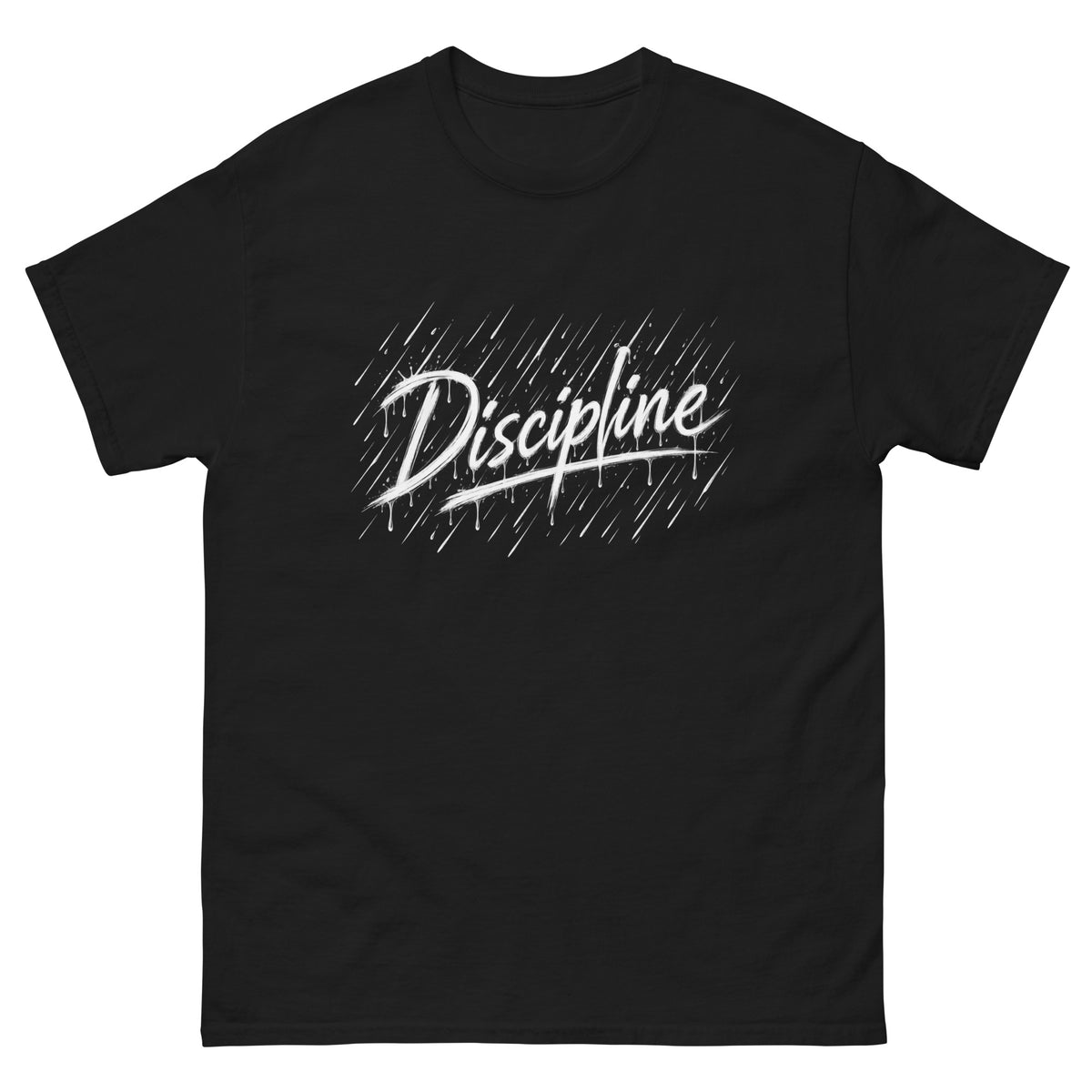 Black Discipline t-shirt, front