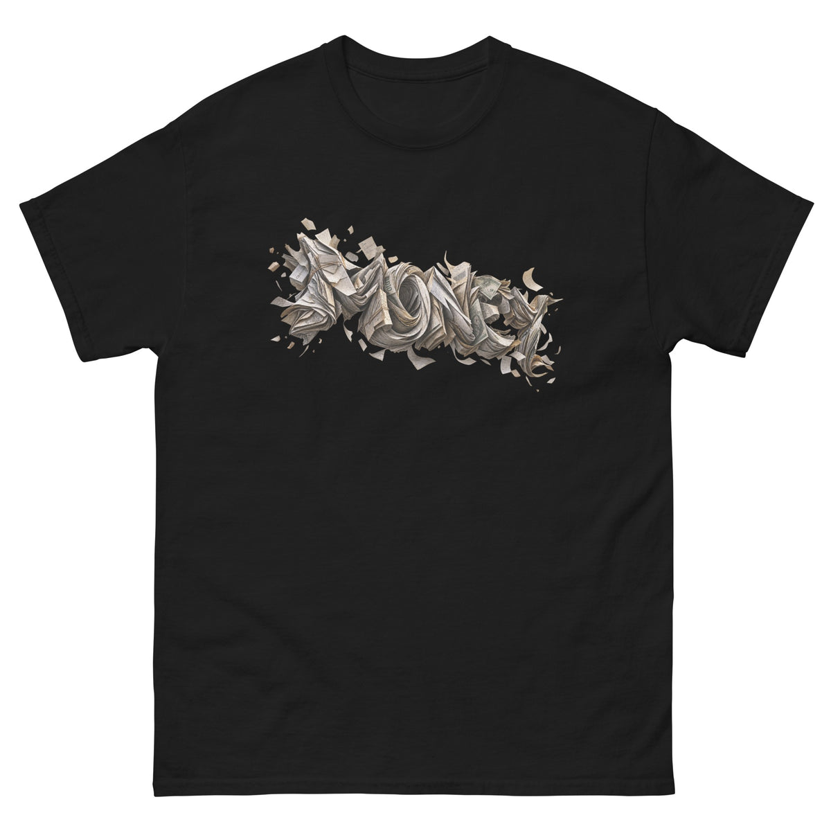 Black Money t-shirt, front