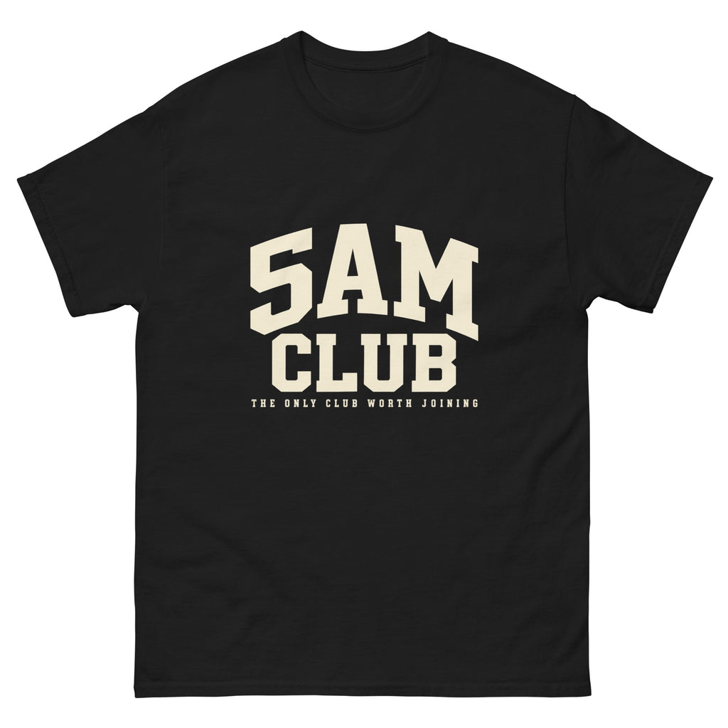 Black 5am Club t-shirt, front