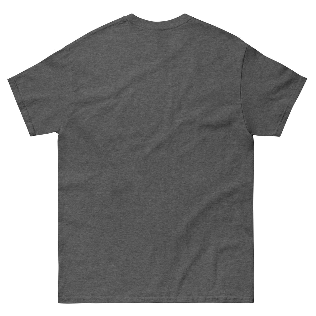 Dark Heather Pulse Into Profit t-shirt, back