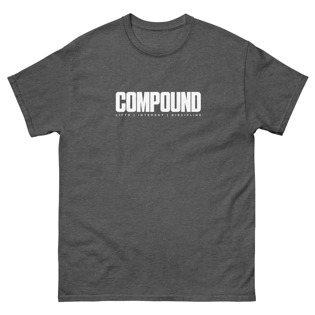 Dark Heather Compound t-shirt, front