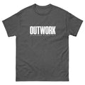 Dark Heather Outwork t-shirt, front