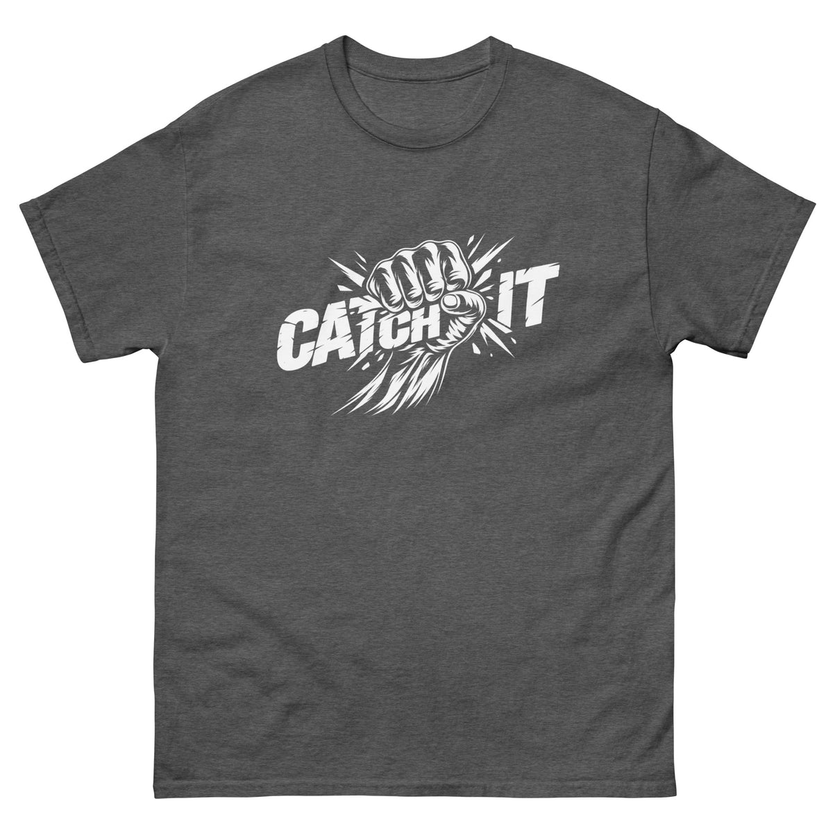 Dark Heather Catch Your Dream t-shirt, front