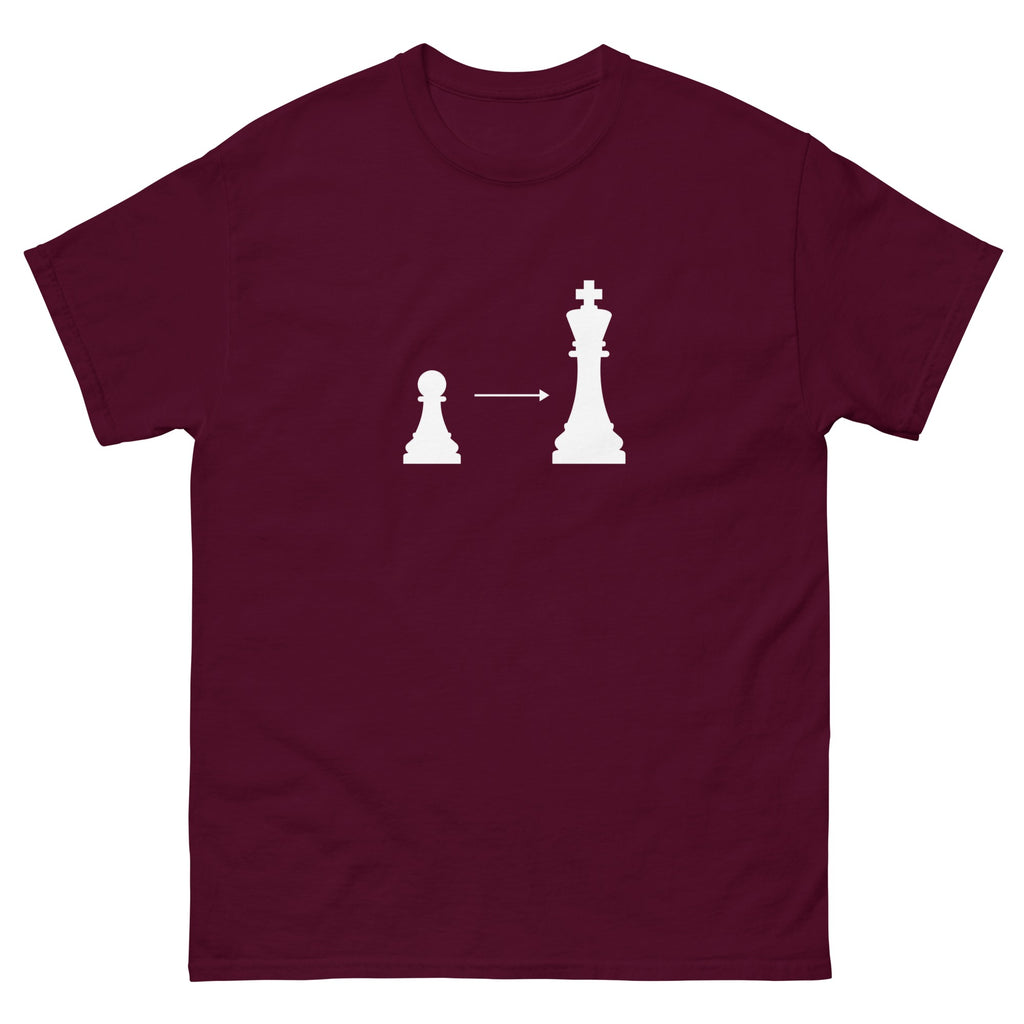 Maroon Promotion t-shirt, front