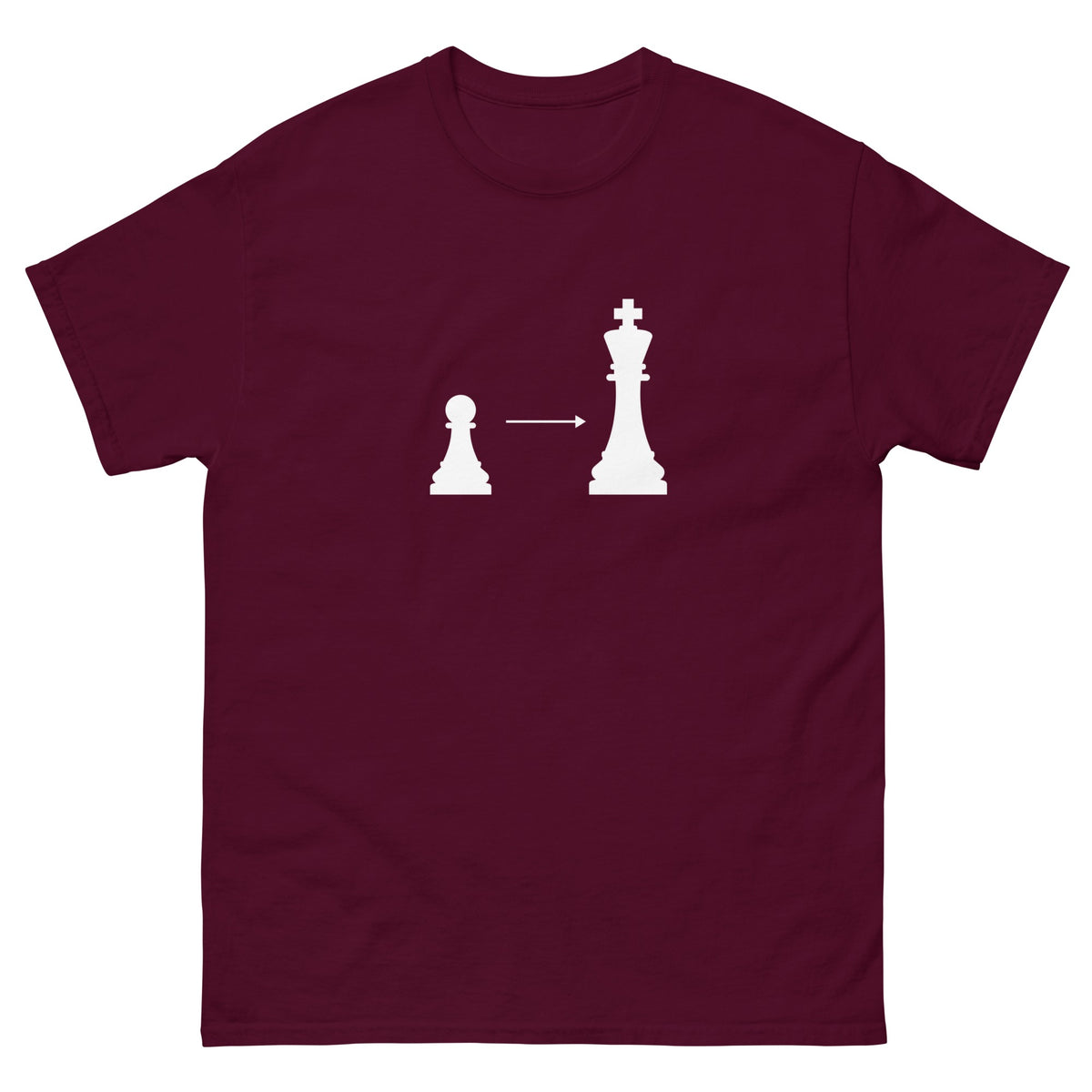 Maroon Promotion t-shirt, front