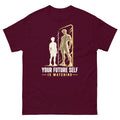 Maroon Future Self Watching t-shirt, front