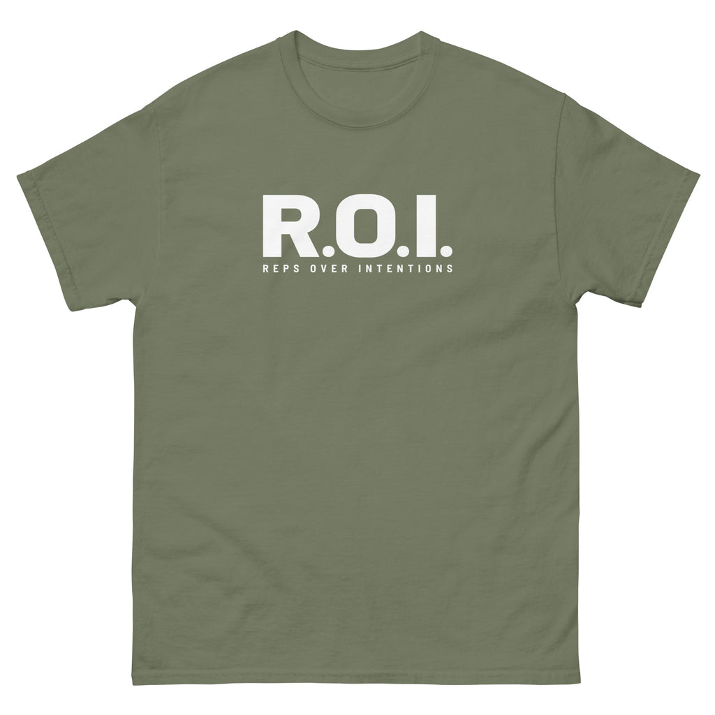 Military Green ROI t-shirt, front