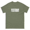 Military Green Vs Yesterday t-shirt, front