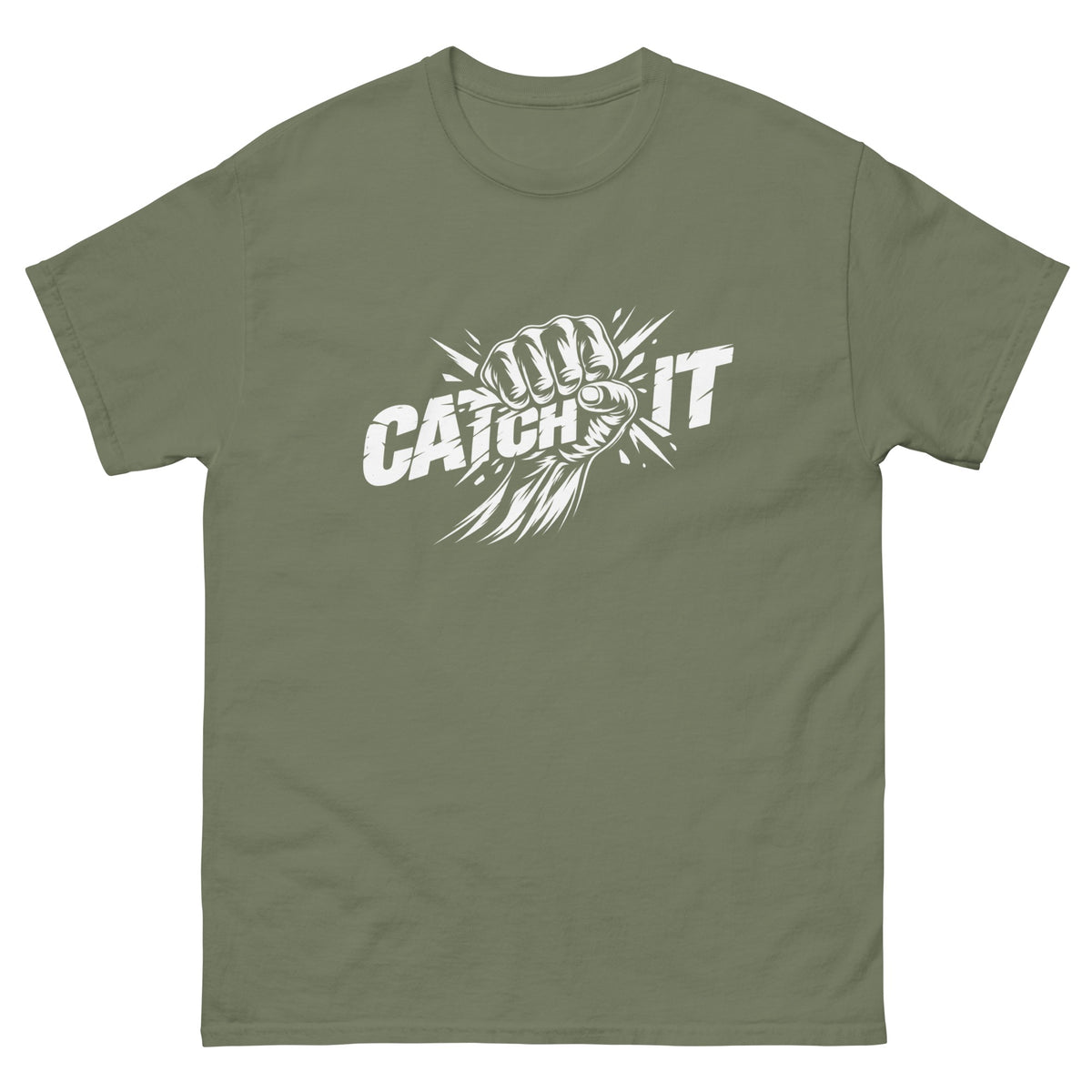 Military Green Catch Your Dream t-shirt, front