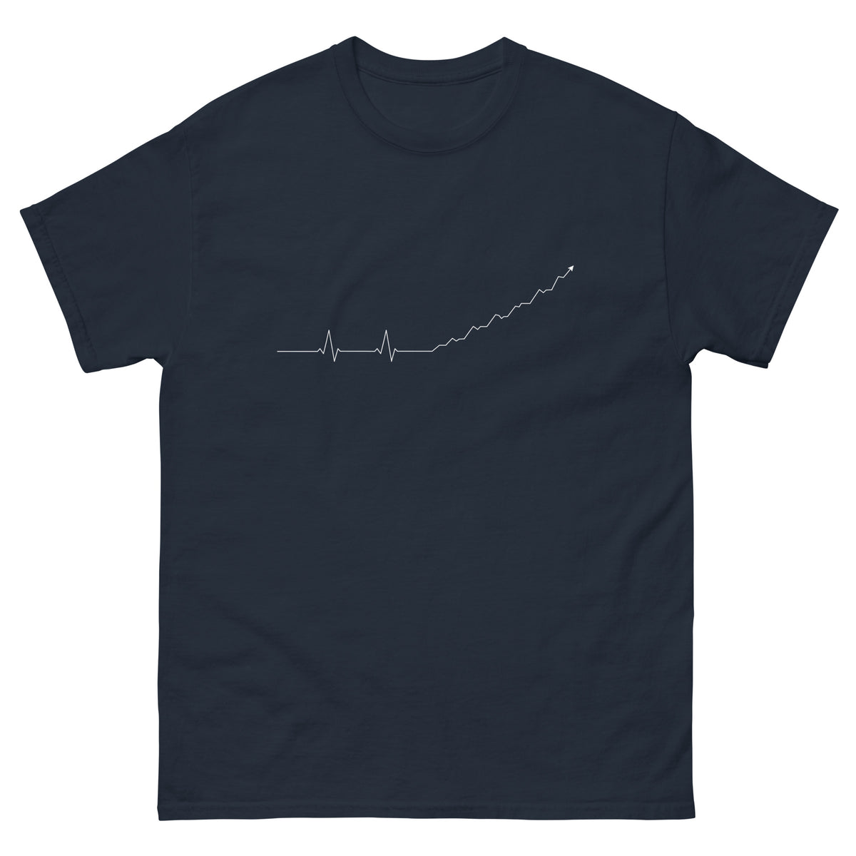 Navy Pulse Into Profit t-shirt, front