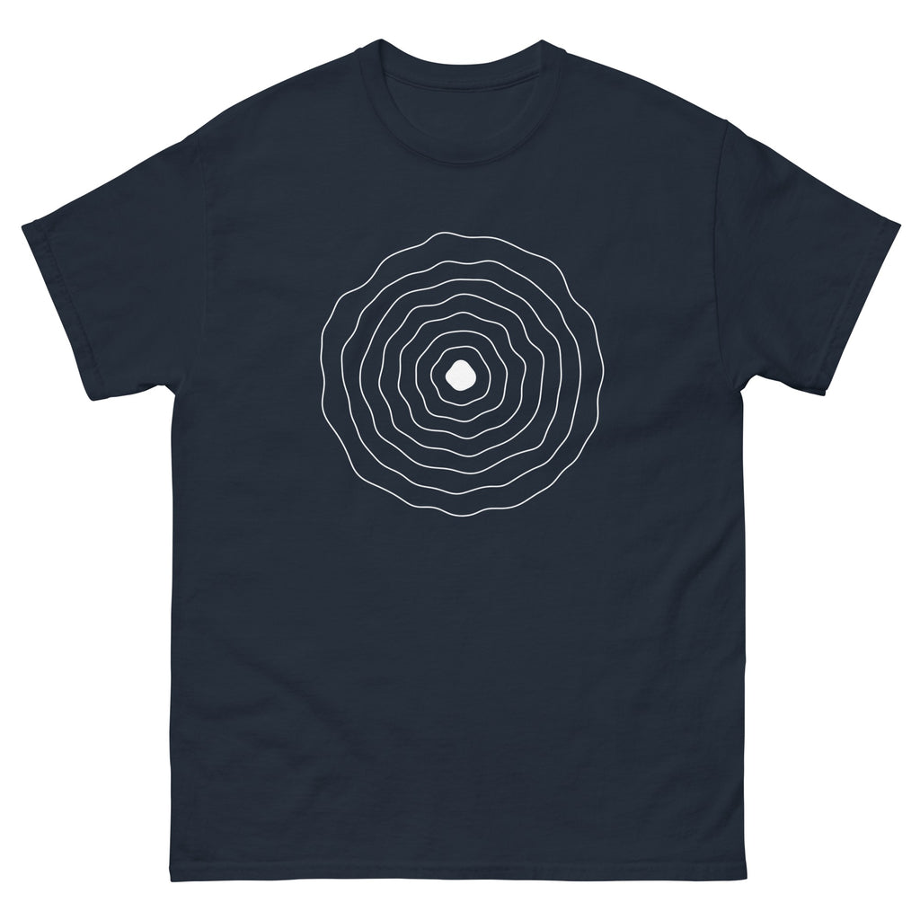Navy Summit Contours t-shirt, front