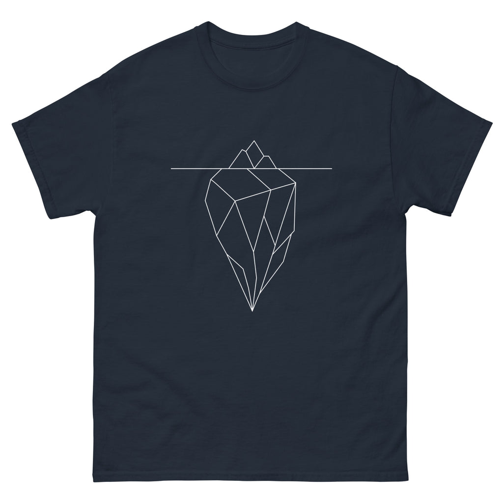 Navy The Iceberg t-shirt, front