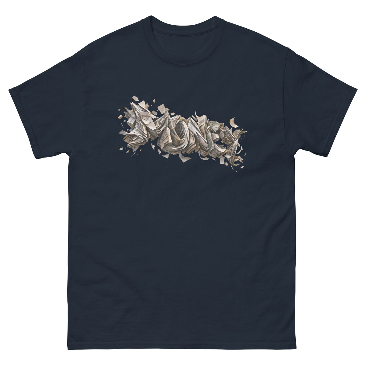 Navy Money t-shirt, front