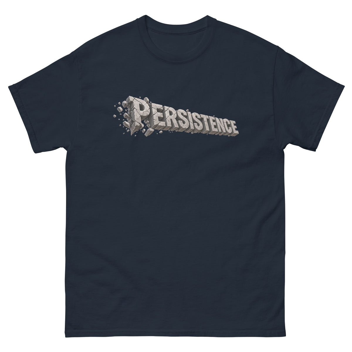 Navy Persistence t-shirt, front