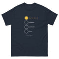 Navy Press Higher t-shirt, front